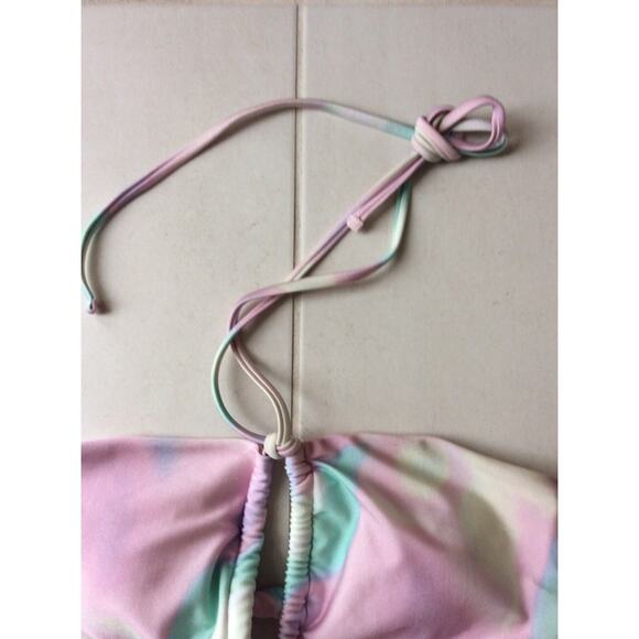 Cupshe x Stassie Swim String Bikini Set Abstract Abalone Swimsuit - Picture 4 of 11